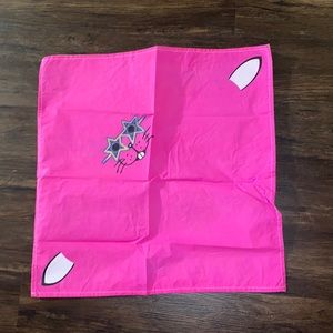 Lush Easter Bunny pink hair-wrap/scarf /bath bomb wrap